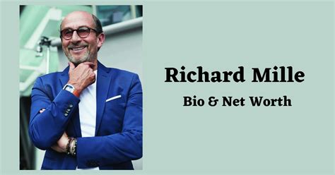 ceo richard mille|richard mille owner net worth.